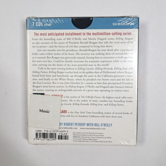Killing Reagan The Violent Assault that Changed a Presidency Bill O' Reilly CD - Picture 3 of 3
